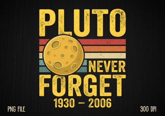 Download Pluto Never Forget 1930–2006 Retro Shirt - 2006 Collection