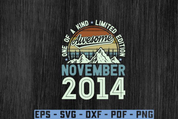 Download Awesome Since November 2014 Birthday Svg - Since Collection