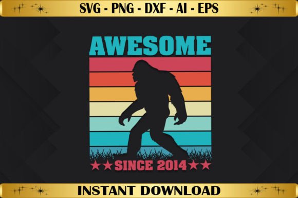 Download Awesome Since 2014 Vintage Bigfoot - Since Collection