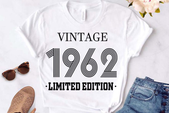 Download Vintage Since 1962 Svg, Birthday Svg, 60 - Since Collection