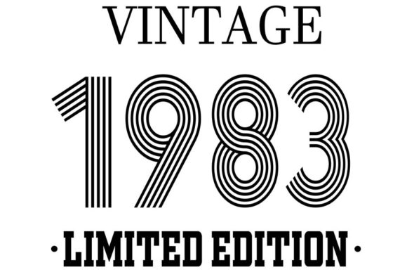 Download Vintage Since 1983 Svg, Birthday Svg, 39 - Since Collection